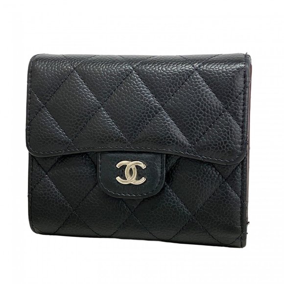 CHANEL Black Caviar Leather Wallet - Picture 1 of 11